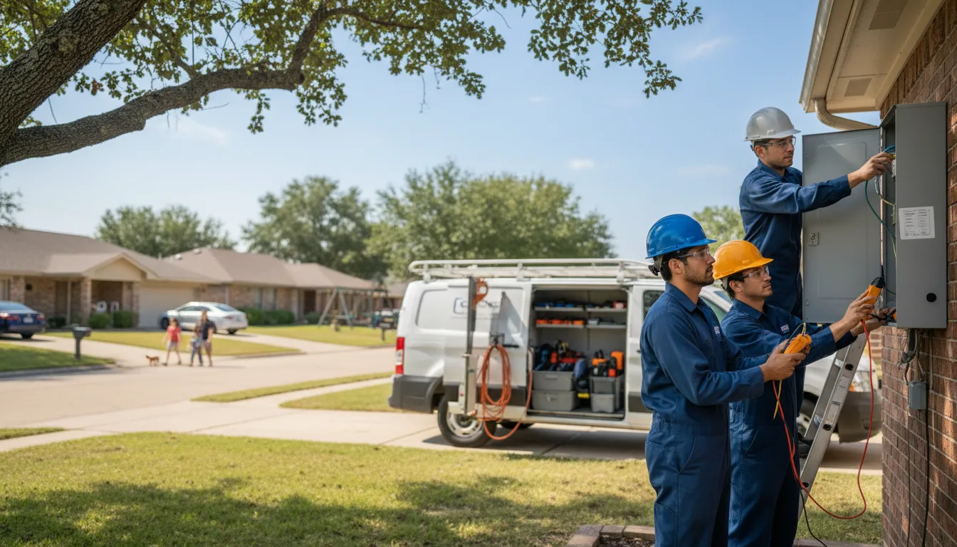 Certified electrician providing emergency electrical services in Ennice, NC